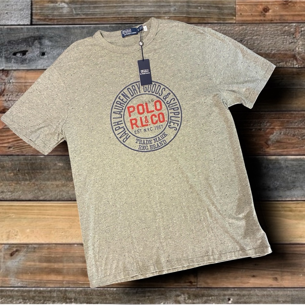 POLO RALPH LAUREN SINGLE STITCH T-SHIRT - SIZE XLT